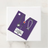 Ärztlicher Abschluss Geschenkanhänger (Beispiel)