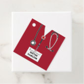 Ärztlicher Abschluss Geschenkanhänger (Beispiel)