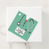 Ärztlicher Abschluss Geschenkanhänger (Beispiel)