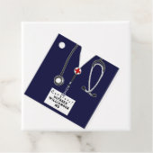 Ärztlicher Abschluss Geschenkanhänger (Beispiel)