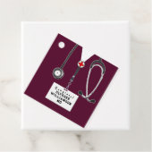 Ärztlicher Abschluss Geschenkanhänger (Beispiel)