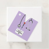 Ärztlicher Abschluss Geschenkanhänger (Beispiel)