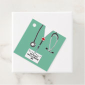 Ärztlicher Abschluss Geschenkanhänger (Beispiel)