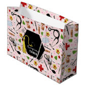 Ärztlicher Abschluss Große Geschenktüte (Vorderseite Schrägansicht)