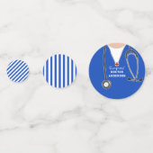 Ärztlicher Abschluss Konfetti (Vorderseiten)