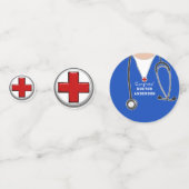 Ärztlicher Abschluss Konfetti (Rückseiten)