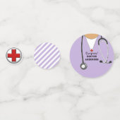 Ärztlicher Abschluss Konfetti (Vorderseiten)