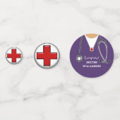 Ärztlicher Abschluss Konfetti (Vorderseiten)