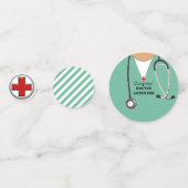 Ärztlicher Abschluss Konfetti (Vorderseiten)