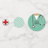 Ärztlicher Abschluss Konfetti (Rückseiten)