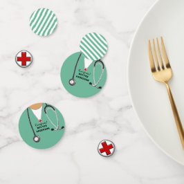 Ärztlicher Abschluss Konfetti