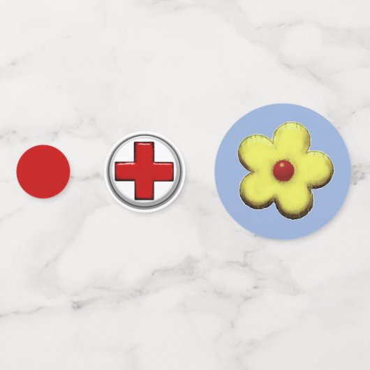 Ärztlicher Abschluss Konfetti (Rückseiten)