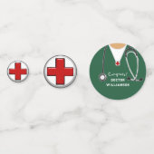 Ärztlicher Abschluss Konfetti (Vorderseiten)