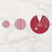 Ärztlicher Abschluss Konfetti (Vorderseiten)