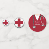 Ärztlicher Abschluss Konfetti (Rückseiten)