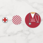 Ärztlicher Abschluss Konfetti (Vorderseiten)