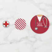 Ärztlicher Abschluss Konfetti (Rückseiten)