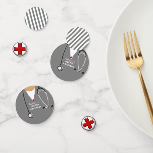 Ärztlicher Abschluss Konfetti (Gruppe)