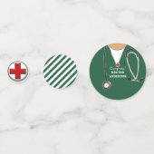 Ärztlicher Abschluss Konfetti (Vorderseiten)