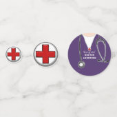 Ärztlicher Abschluss Konfetti (Rückseiten)