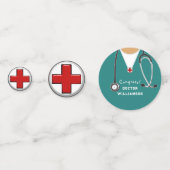 Ärztlicher Abschluss Konfetti (Vorderseiten)