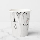 Ärztlicher Abschluss Pappbecher (Rückseite)