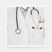 Ärztlicher Abschluss Serviette (Vorderseite)