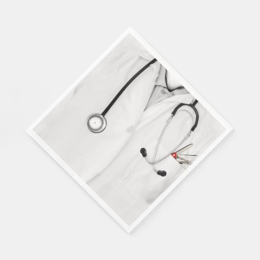 Ärztlicher Abschluss Serviette (Ecke)