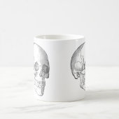 Ärztlicher anatomischer Schädel Vintag zeichnend A Kaffeetasse (Mittel)