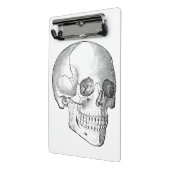Ärztlicher anatomischer Schädel Vintag zeichnend A Mini Klemmbrett (Gewinkelt2)