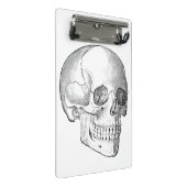 Ärztlicher anatomischer Schädel Vintag zeichnend A Mini Klemmbrett (Schrägansicht)
