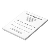 Ärztlicher Arzt Ihre nächste Erinnerung Notizblock (Rotiert)