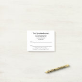 Ärztlicher Arzt Ihre nächste Erinnerung Post-it Klebezettel (Auf Schreibtisch)