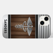 Ärztlicher Arzt Personalisiert Case-Mate iPhone Hülle (Rückseite (Horizontal))