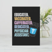 Ärztlicher Assistent des PA Medizinstudenten Dankeskarte (Stehend Vorderseite)