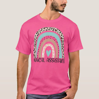 Ärztlicher Assistent Ma Nurse Nurse Nursing Leopar T-Shirt