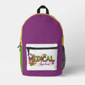 Ärztlicher Assistent - Mardi Gras-Rucksack Bedruckter Rucksack (Vorderseite)