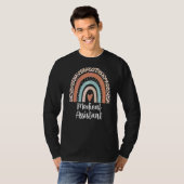 Ärztlicher Assistent Rainbow Leopard Doktor Nurse  T-Shirt (Vorne ganz)