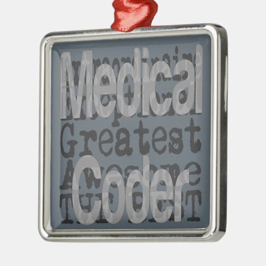 Ärztlicher Coder Extraordinaire Silbernes Ornament (Links)