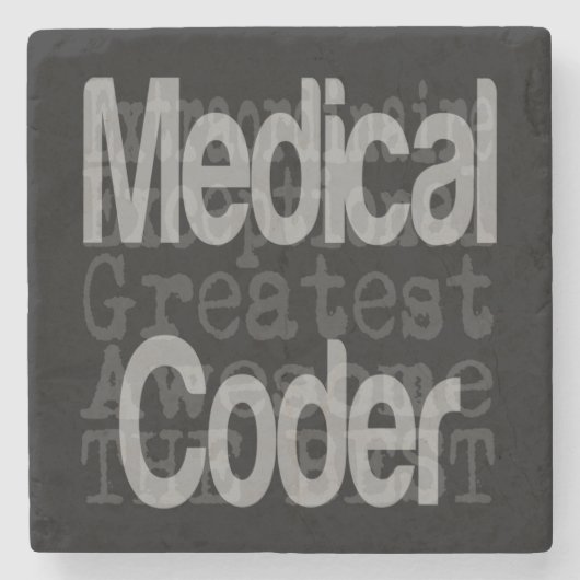Ärztlicher Coder Extraordinaire Steinuntersetzer (Vorderseite)