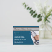 Ärztlicher Gesundheitsberater Visitenkarte (Stehend Vorderseite)