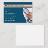 Ärztlicher Gesundheitsberater Visitenkarte (Vorne/Hinten)