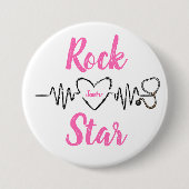 Ärztlicher Krankenpfleger Button (Vorderseite)