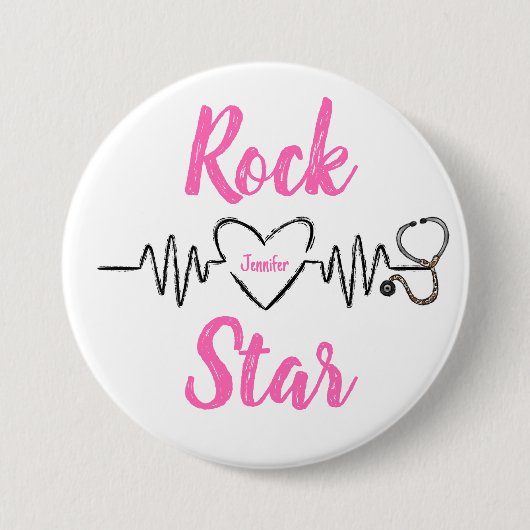 Ärztlicher Krankenpfleger Button (Vorderseite)