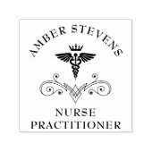 Ärztlicher Krankenpfleger Caduceus Permastempel (Design)