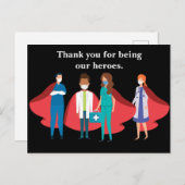 Ärztlicher Krankenpfleger Krankenpfleger Vielen Da Postkarte (Vorne/Hinten)