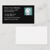 Ärztlicher Krankenpfleger Visitenkarte (Vorne/Hinten)