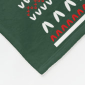 Ärztlicher Ugly Holiday Sweater Fleecedecke (Ecke)