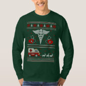 Ärztlicher Ugly Holiday Sweater T-Shirt (Vorderseite)