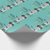 Ärztliches Foto sensationelle Geburt Geschenkpapier (Ecke)